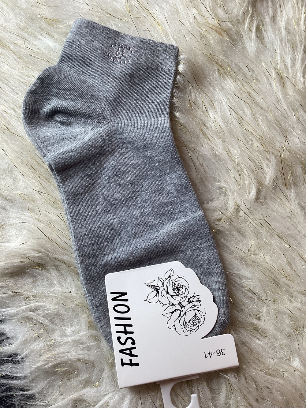 Gray Low-Cut Men's Casual Socks